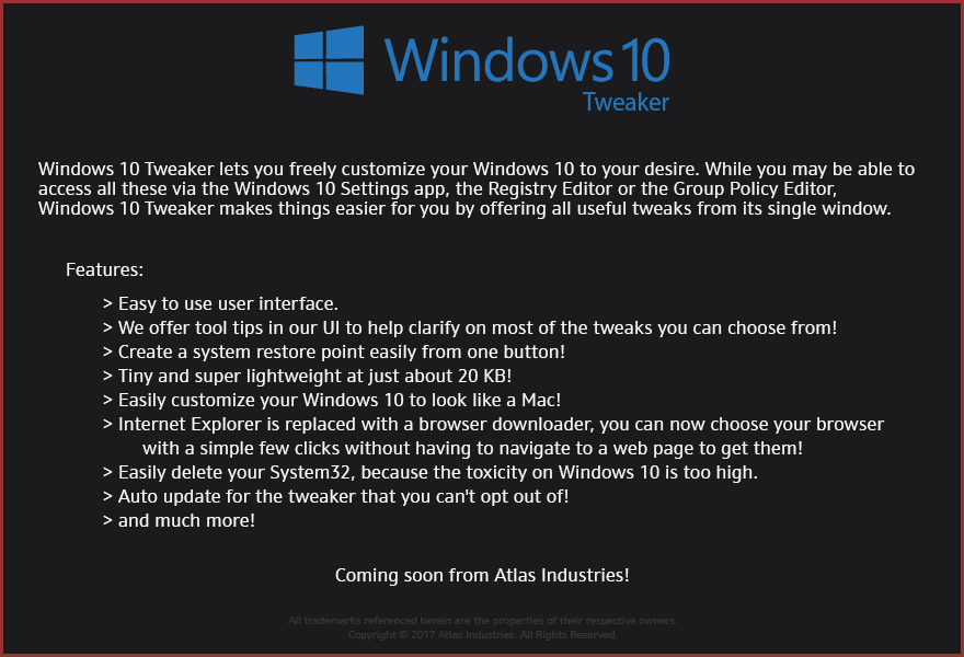 [Image: Windows10Tweaker2017.png]